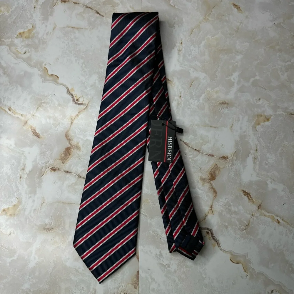 NWT Hisdern Hand Made Men's Tie 3 1/4